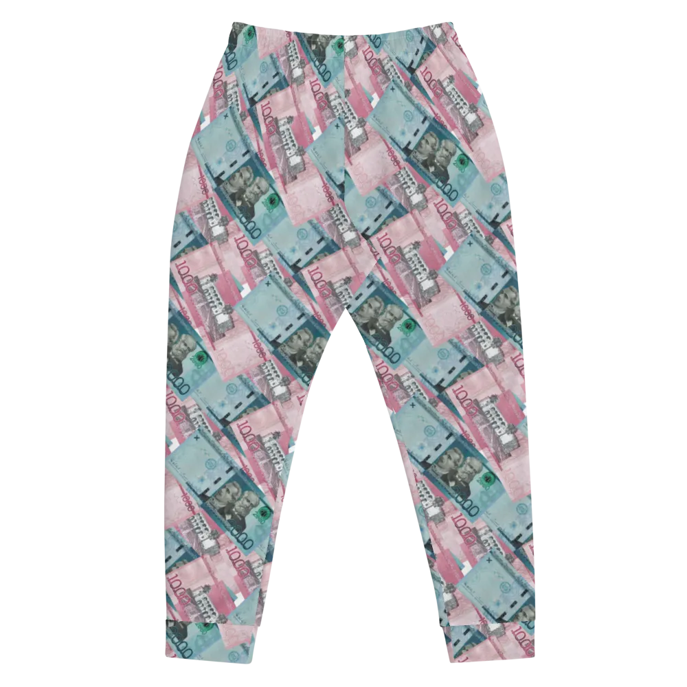 1000 y 2000 Dominican Pesos All-Over Print Men's Sweatpants Joggers