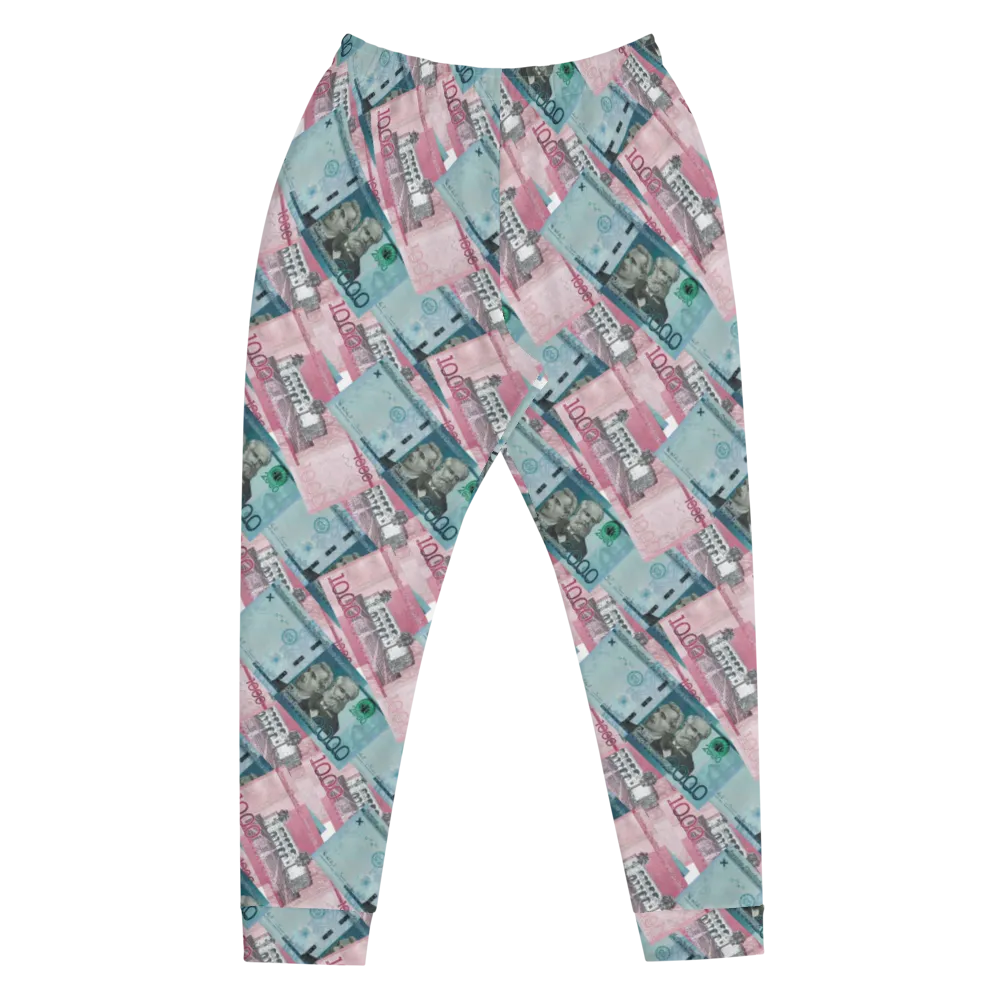 1000 y 2000 Dominican Pesos All-Over Print Men's Sweatpants Joggers