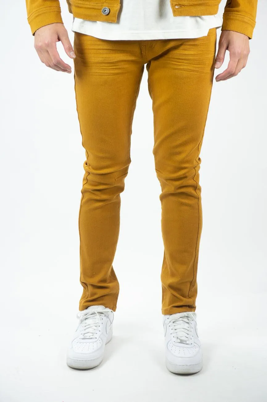 621 Color Twill Skinny Pants - Timber