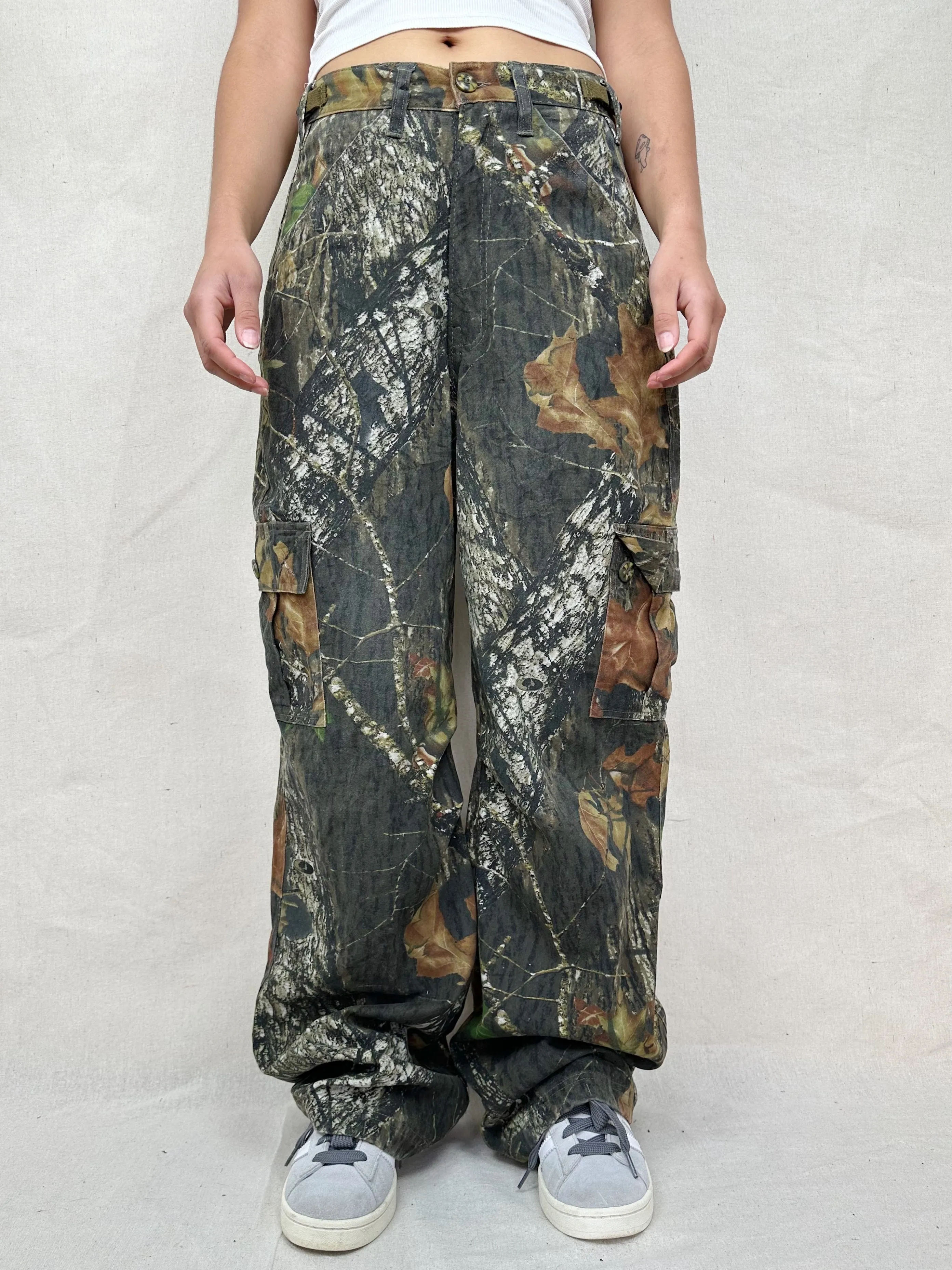 90's Realtree Camo Vintage Cargo Pants Size 30x32