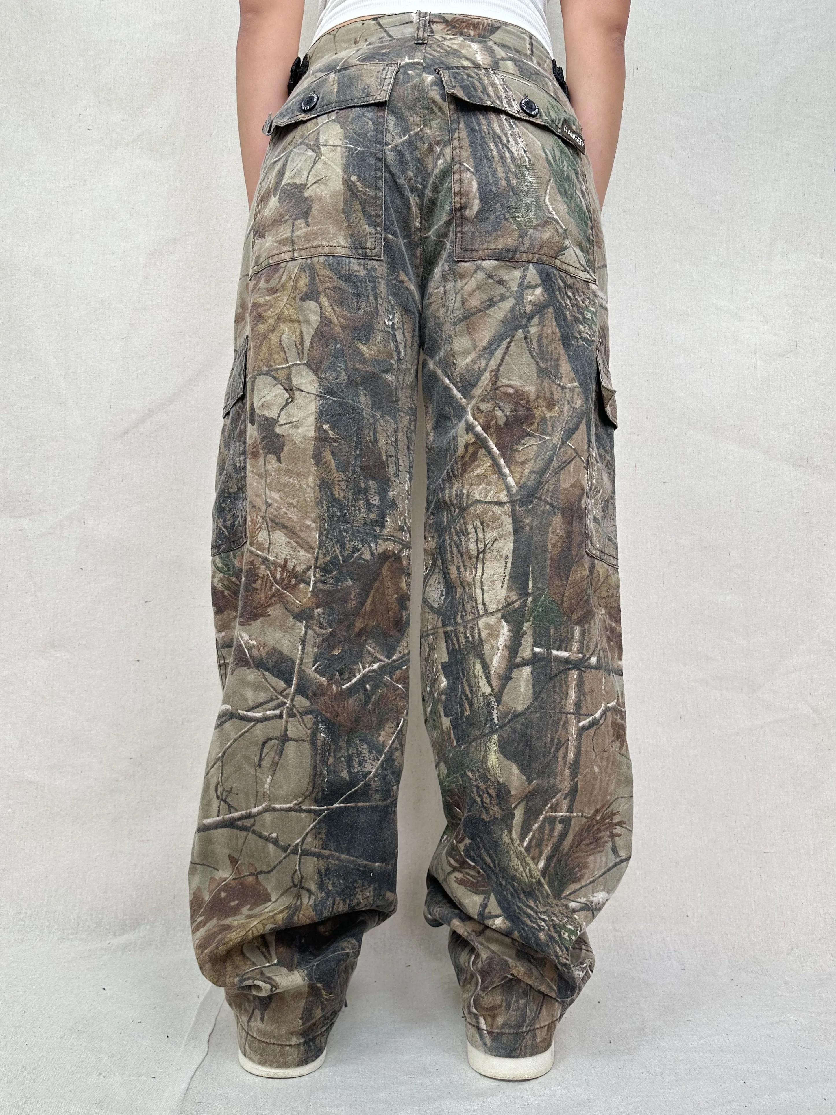 90's Realtree Camo Vintage Cargo Pants Size 31x33
