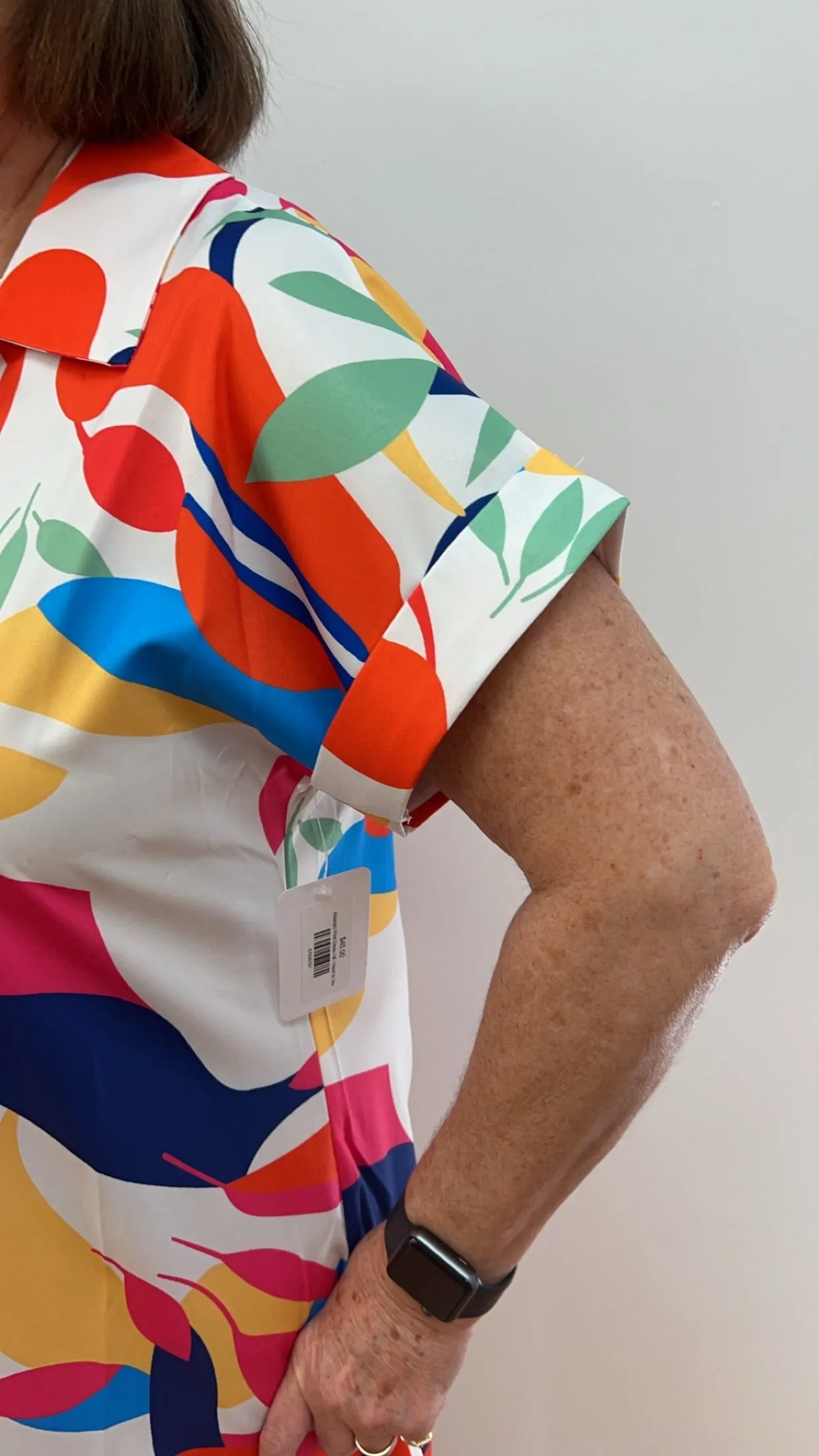 Abstract Print Dress