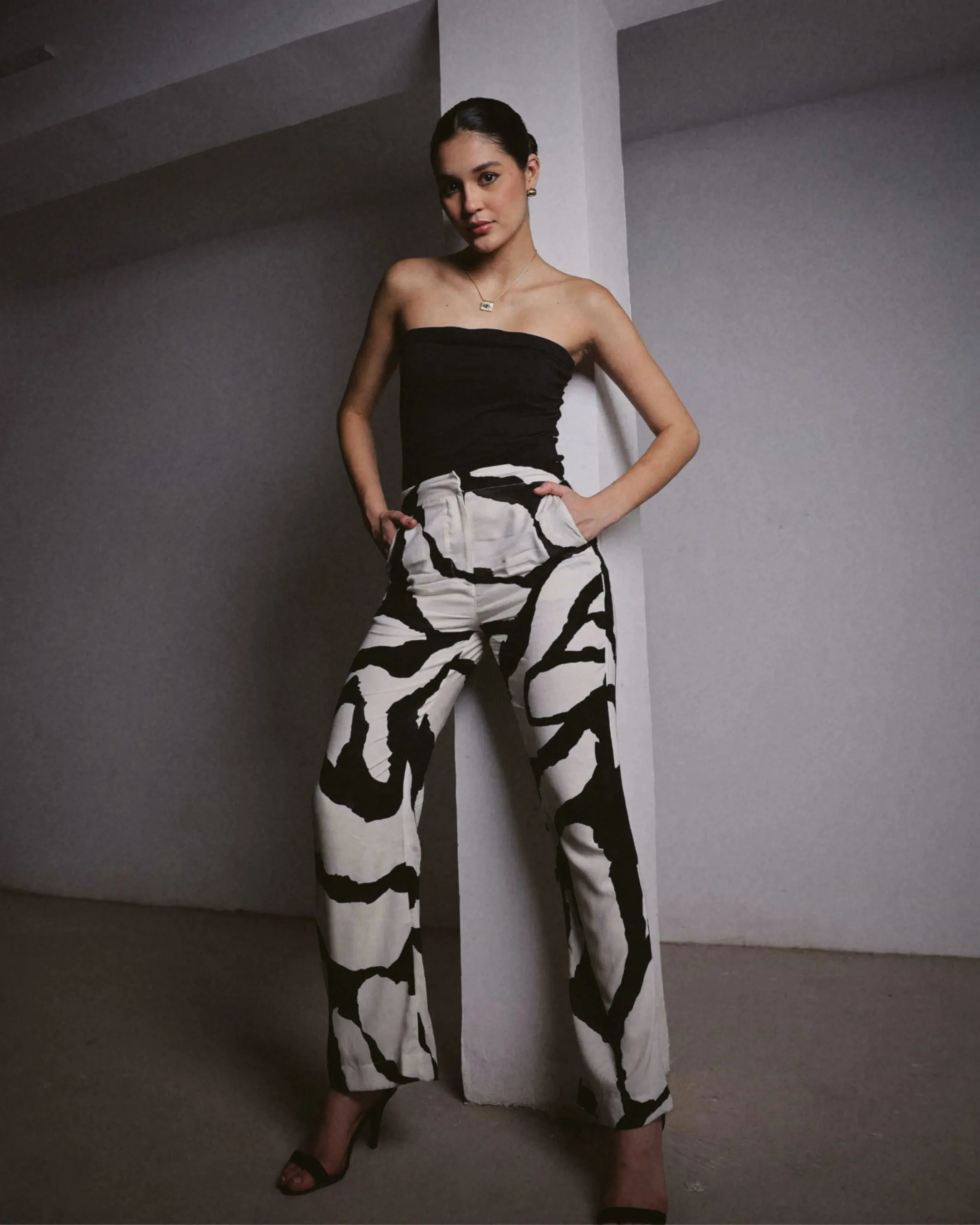 ABSTRACT PRINT PANTS