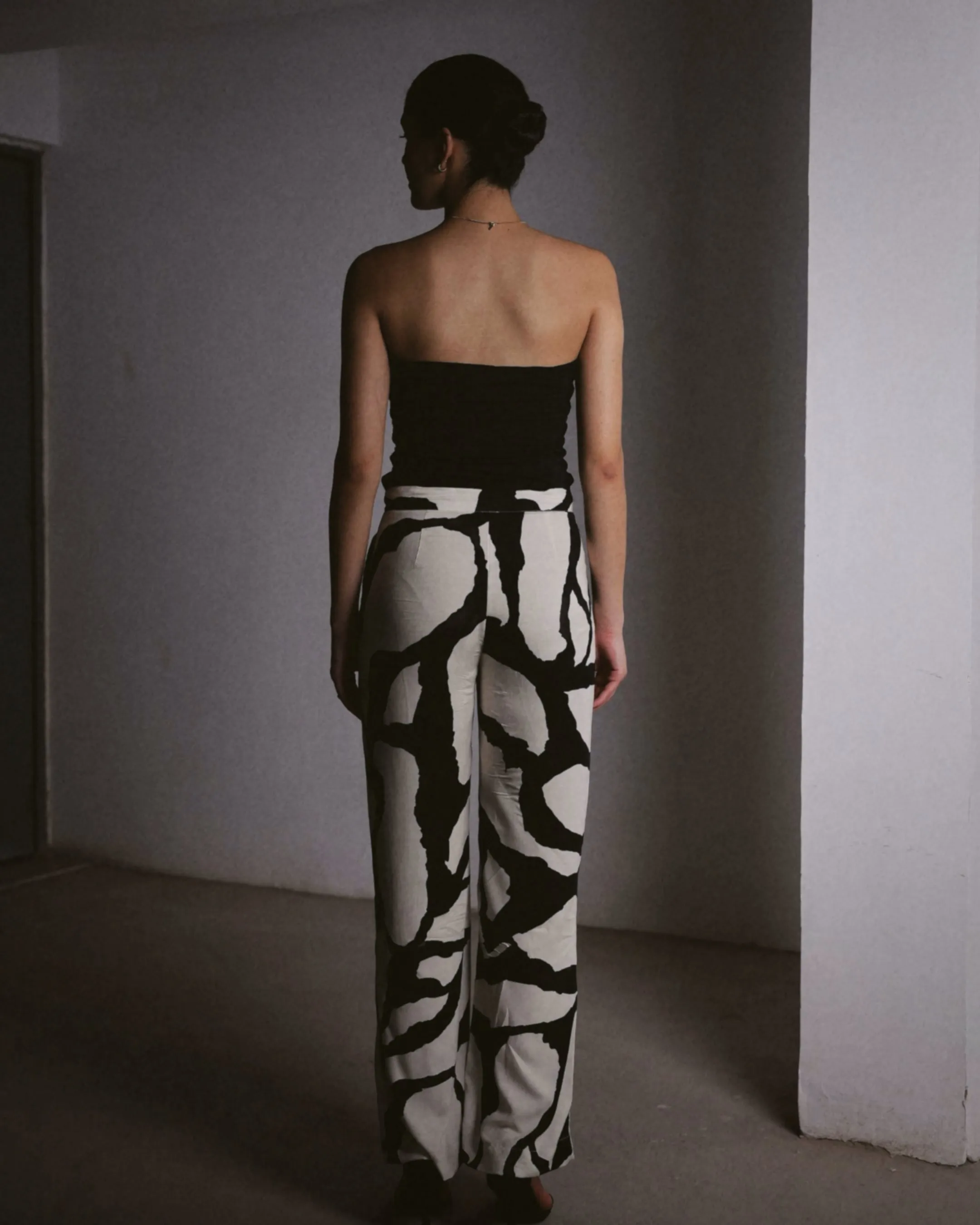 ABSTRACT PRINT PANTS