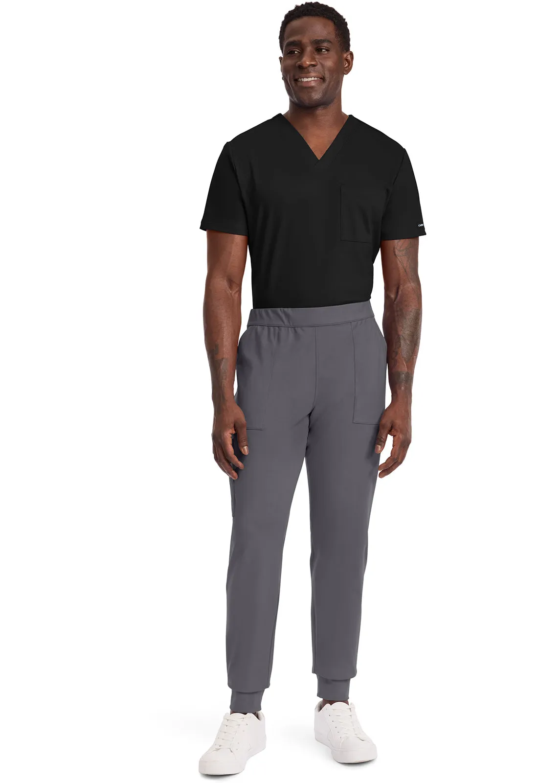 Achieve CK034 Men's Pull-on Jogger Pants Pewter