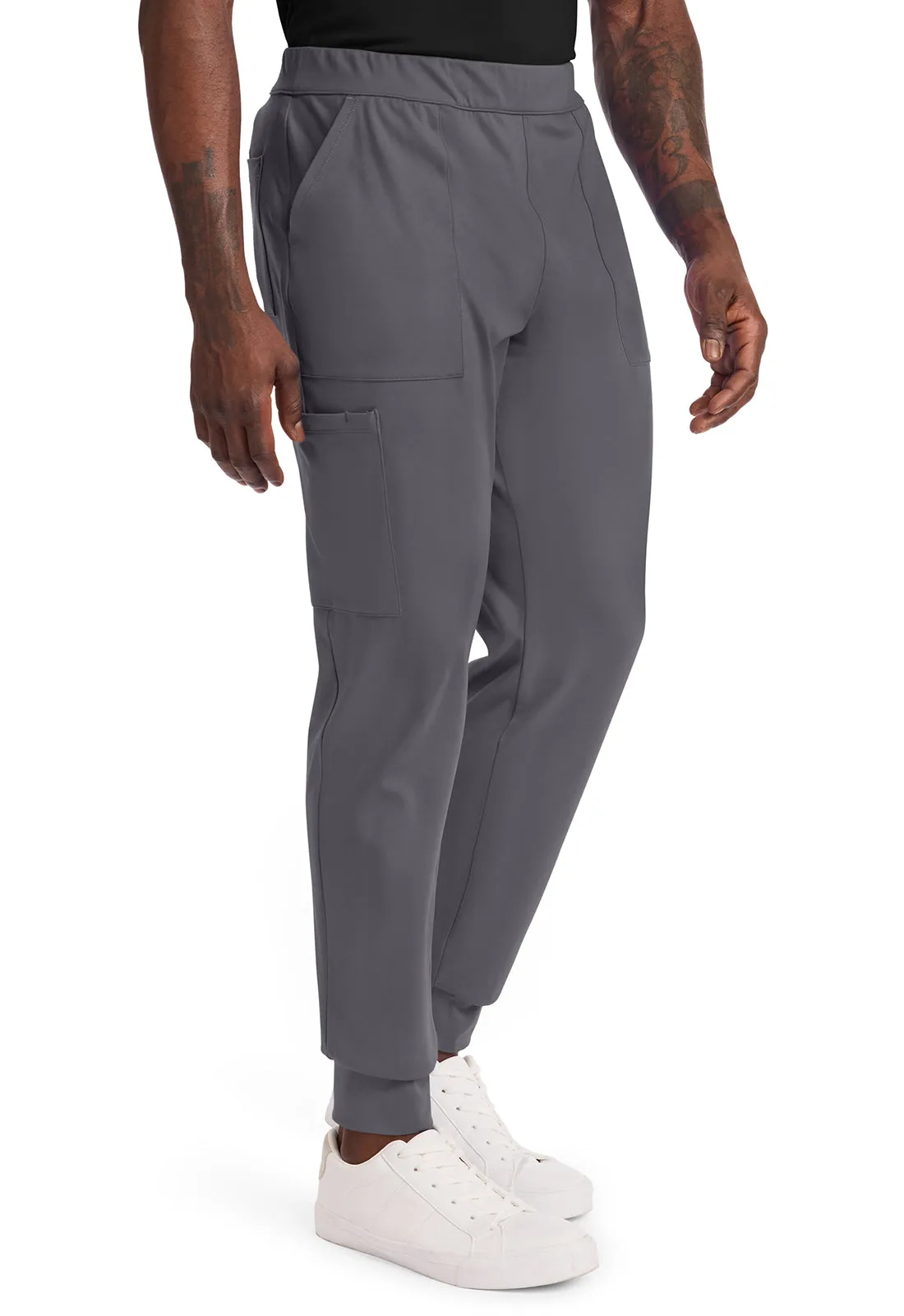 Achieve CK034 Men's Pull-on Jogger Pants Pewter