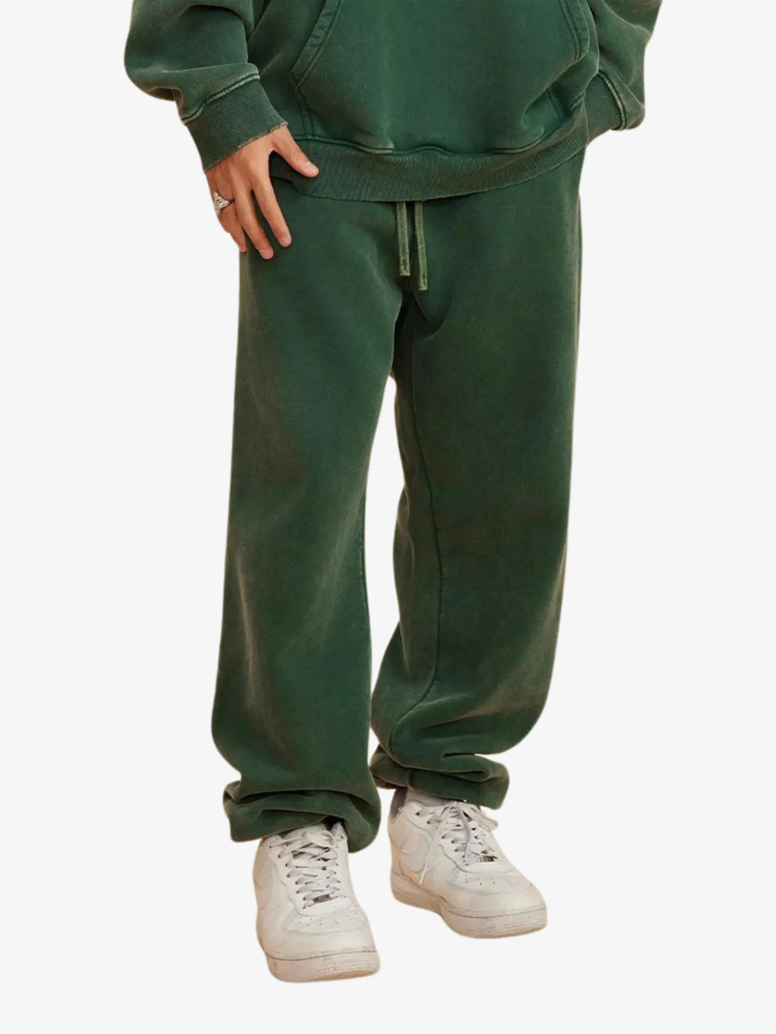 ACID WASH ESSENTIAL SWEAT PANTS