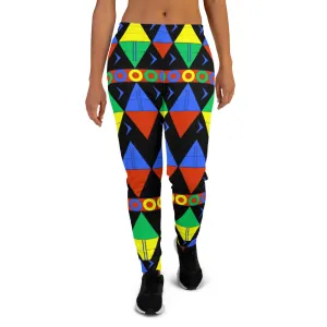African Tribal Print Women's Joggers - South Africa