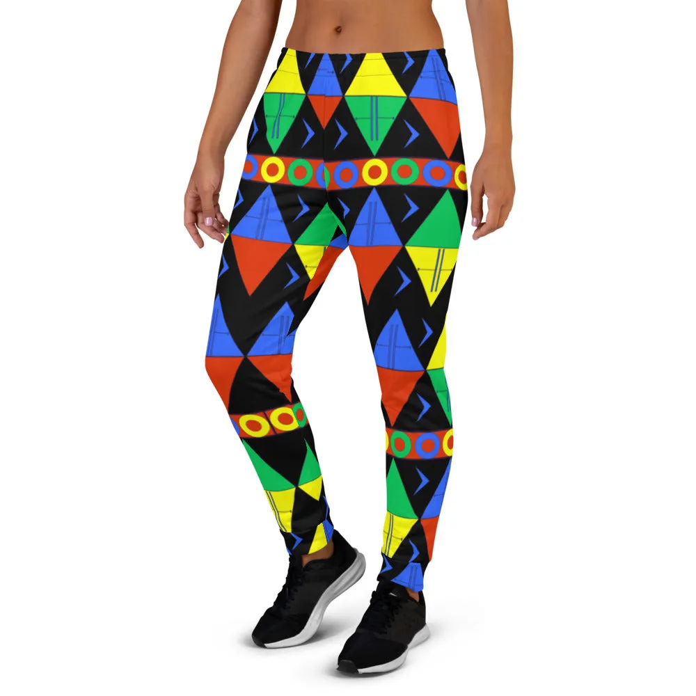 African Tribal Print Women's Joggers - South Africa
