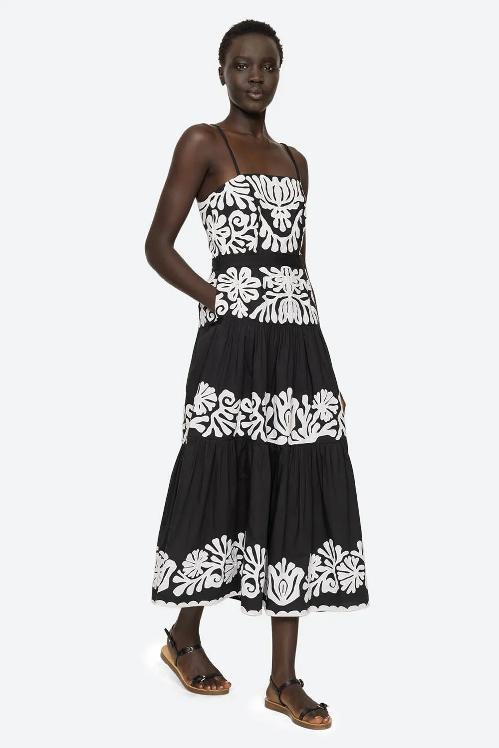 Agatha Applique Tank Dress