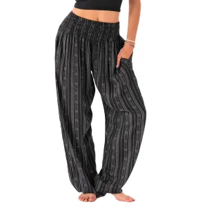 Akha Tribal Print Yoga Pants