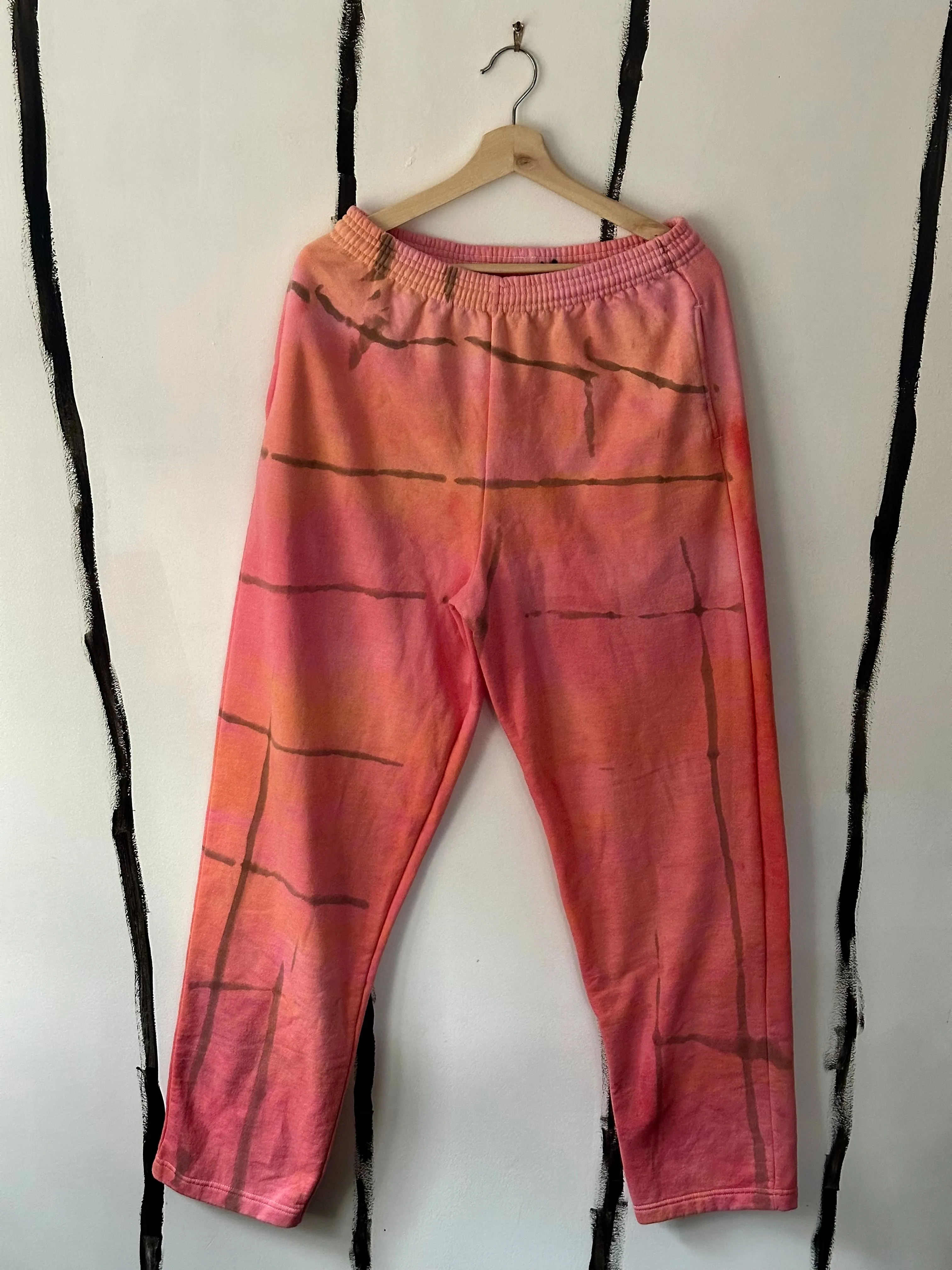 ALR Unisex Rad Plaid Straight Leg Cotton Sweatpants