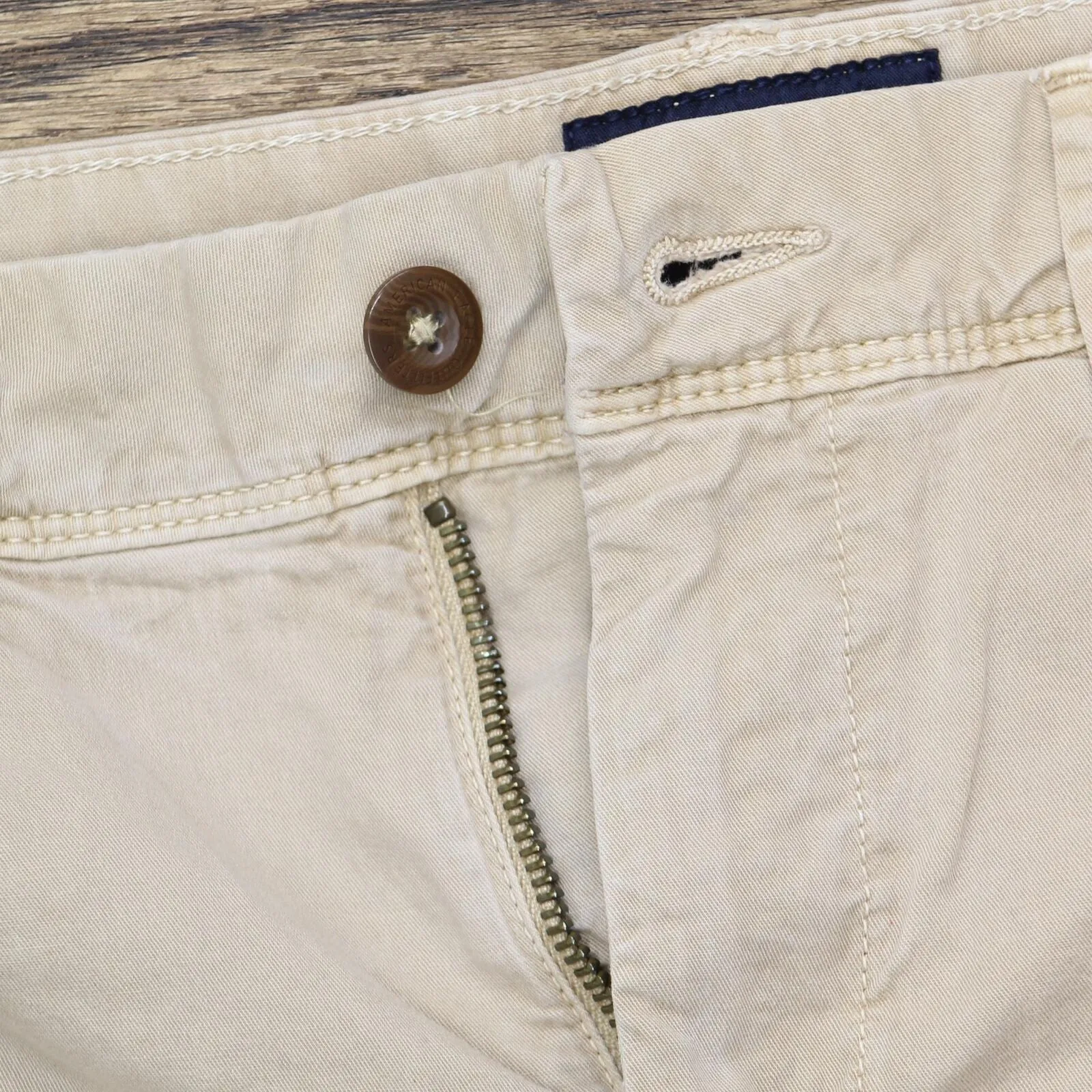 American Eagle Mens Extreme Flex Slim Khaki Pants Light Brown 32x34