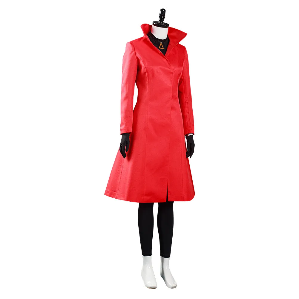 Anime Carmen Sandiego Halloween Carnival Suit Carmen Cosplay Costume Outfits
