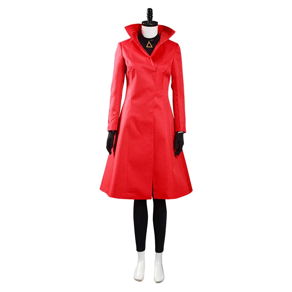 Anime Carmen Sandiego Halloween Carnival Suit Carmen Cosplay Costume Outfits