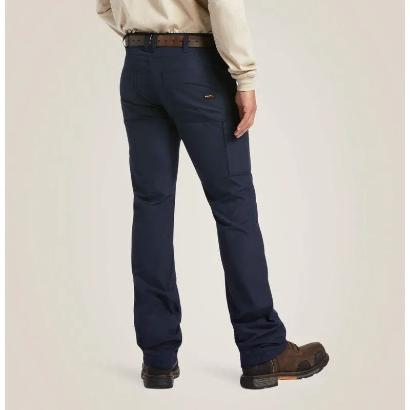 Ariat Men's Flame Resistant M5 DuraLight Ripstop Stackable Leg Pant Navy - 10039284