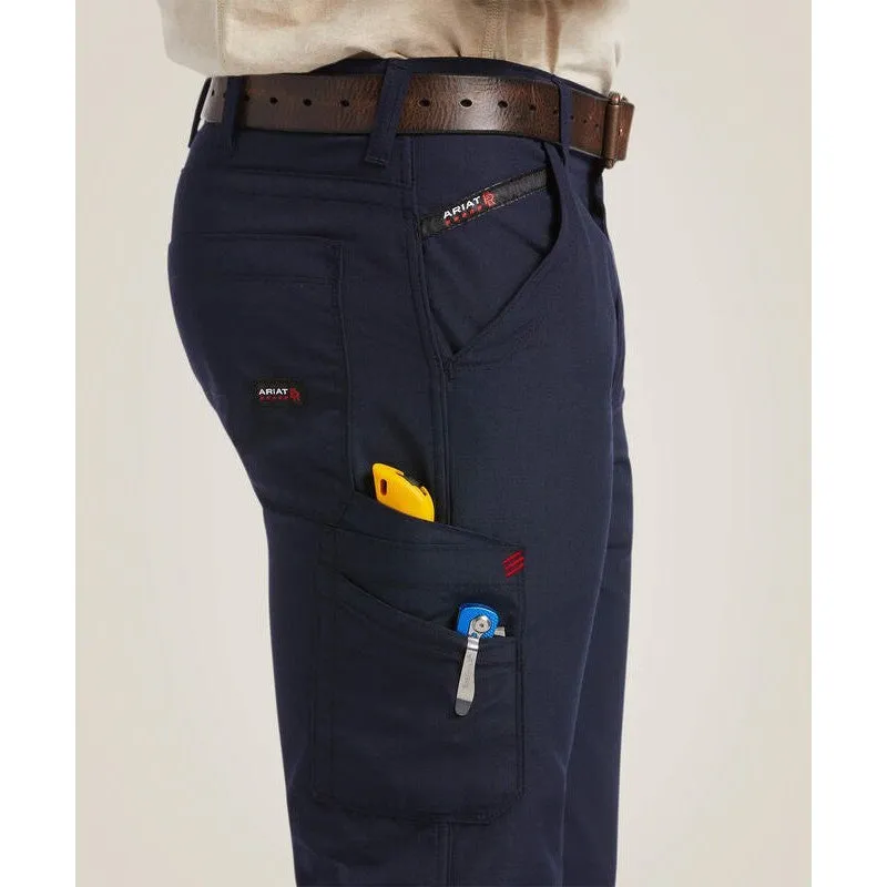 Ariat Men's Flame Resistant M5 DuraLight Ripstop Stackable Leg Pant Navy - 10039284