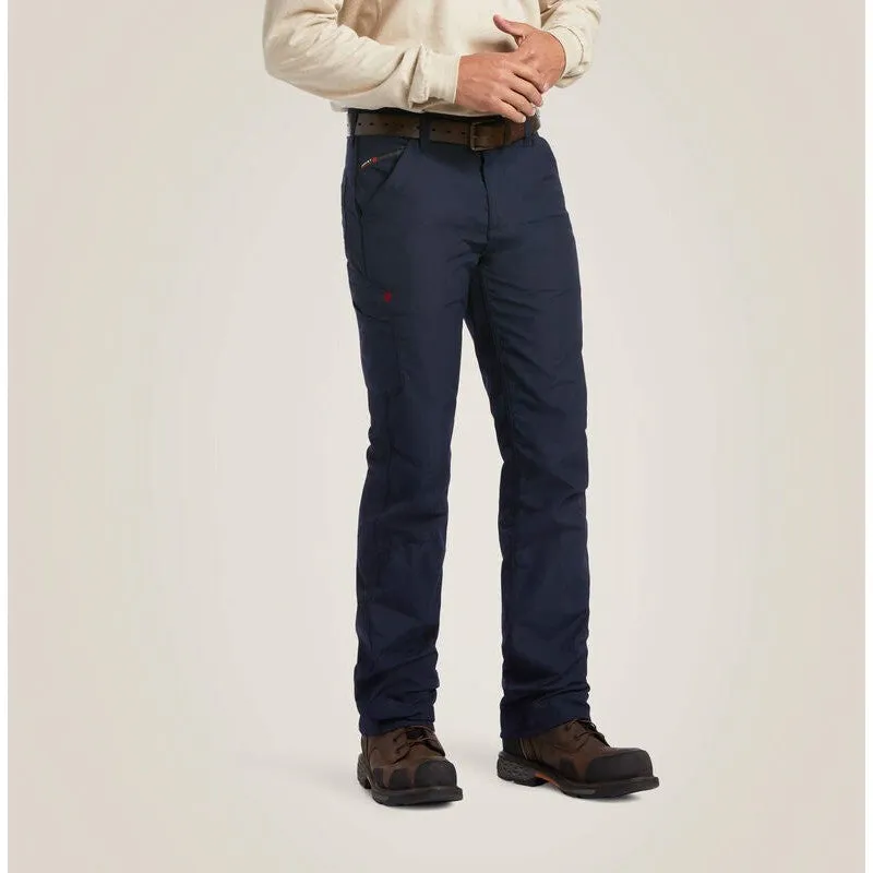 Ariat Men's Flame Resistant M5 DuraLight Ripstop Stackable Leg Pant Navy - 10039284