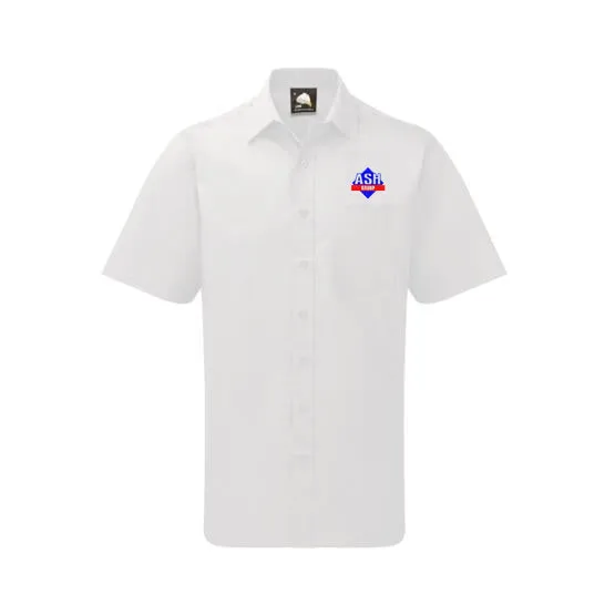 ASH Short Sleeve Tailored Fit Oxford Shirt