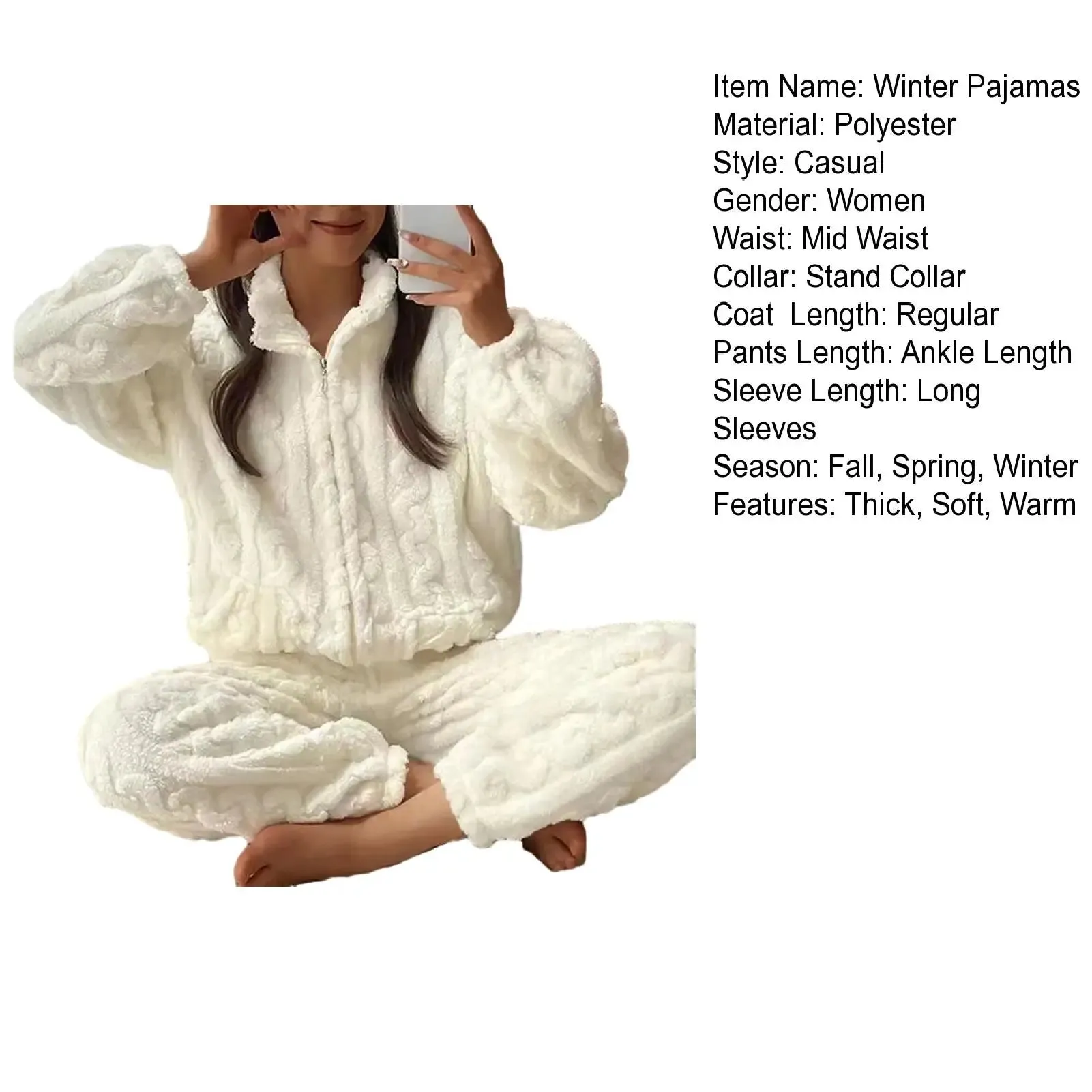 Autumn/Winter Kawaii Cartoon Pajama Sets for Women – Warm Flannel Lounge Sleepwear, Girl Pijama Mujer, Night Suits and Homewear