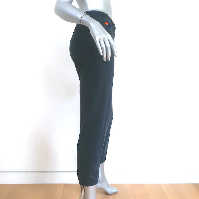 Aviator Nation 5 Stripe Sweatpants Charcoal Size Extra Small