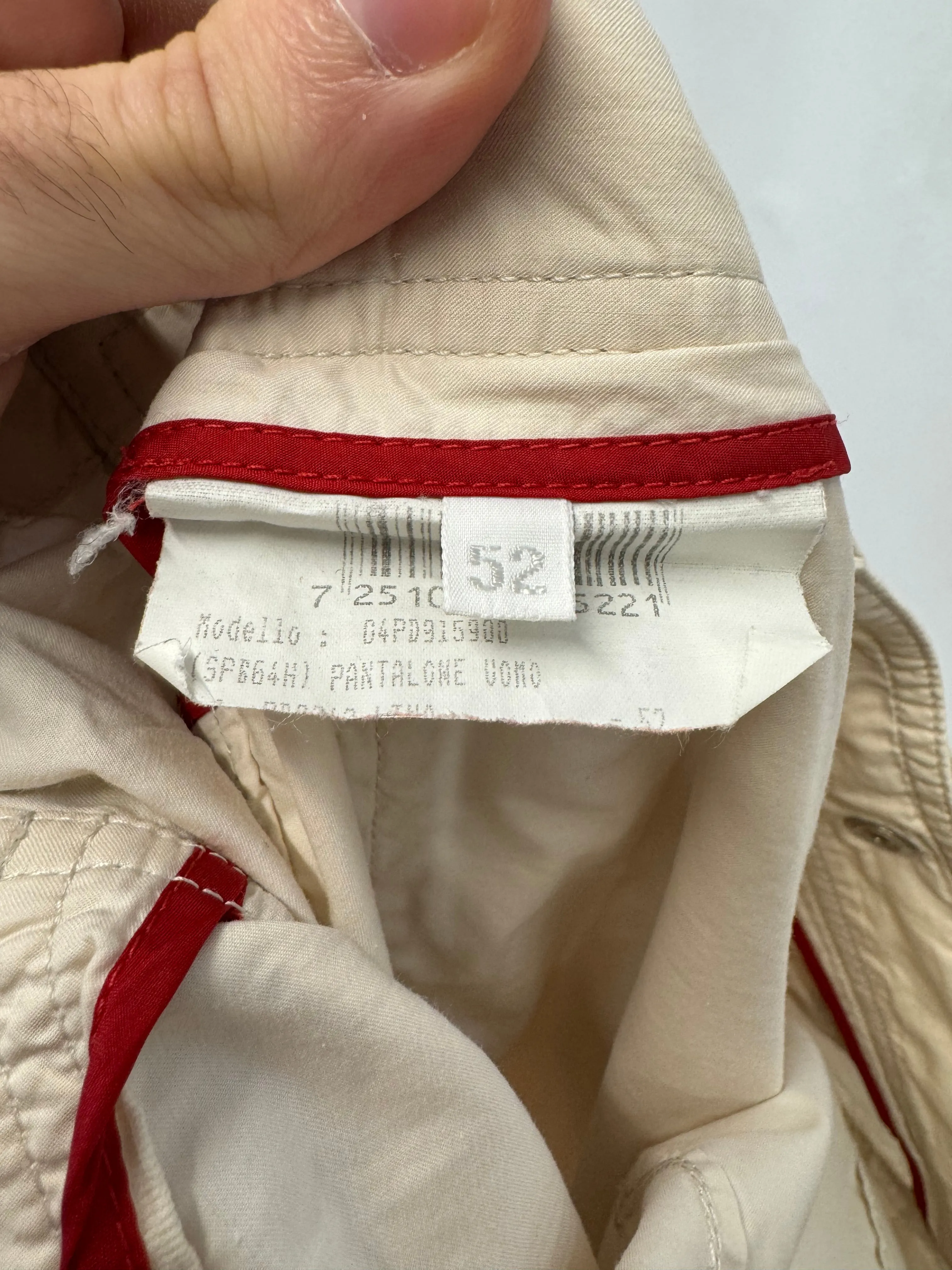 A/W1999 Prada zipper laced astro biker cargo pants