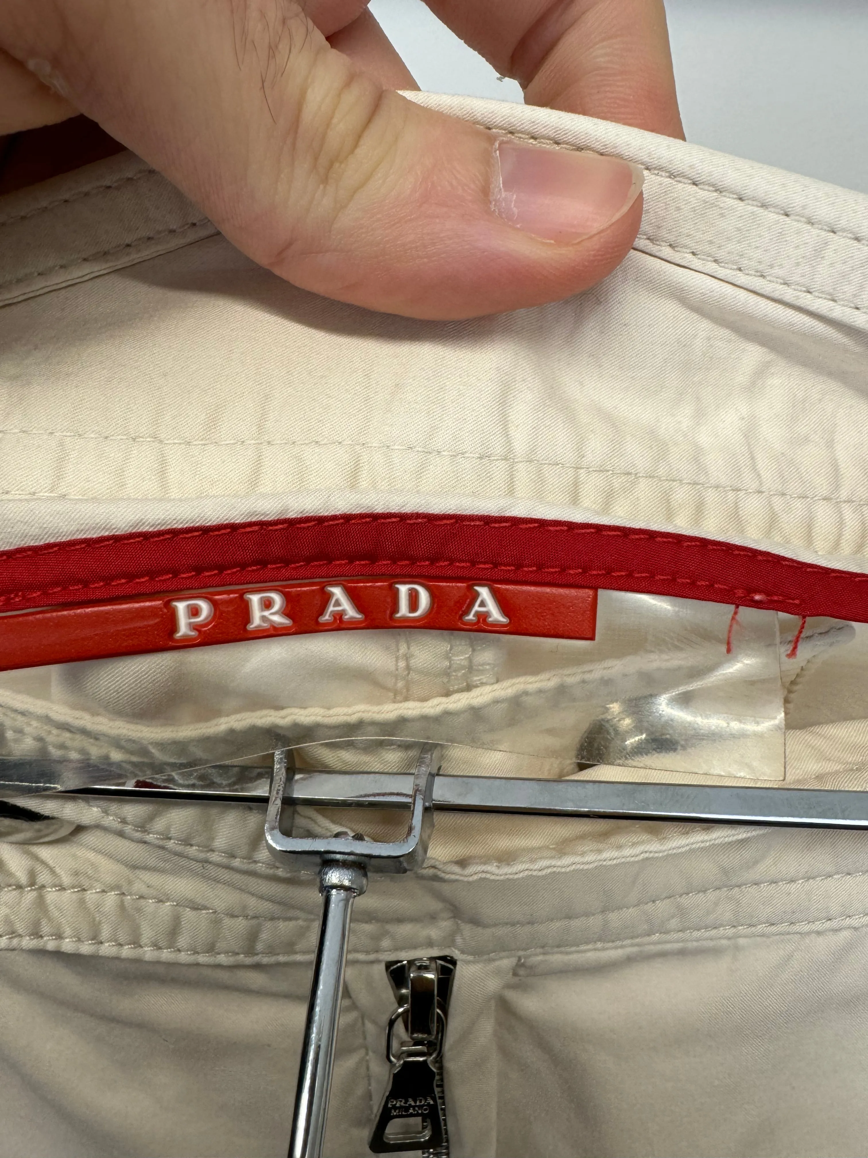A/W1999 Prada zipper laced astro biker cargo pants