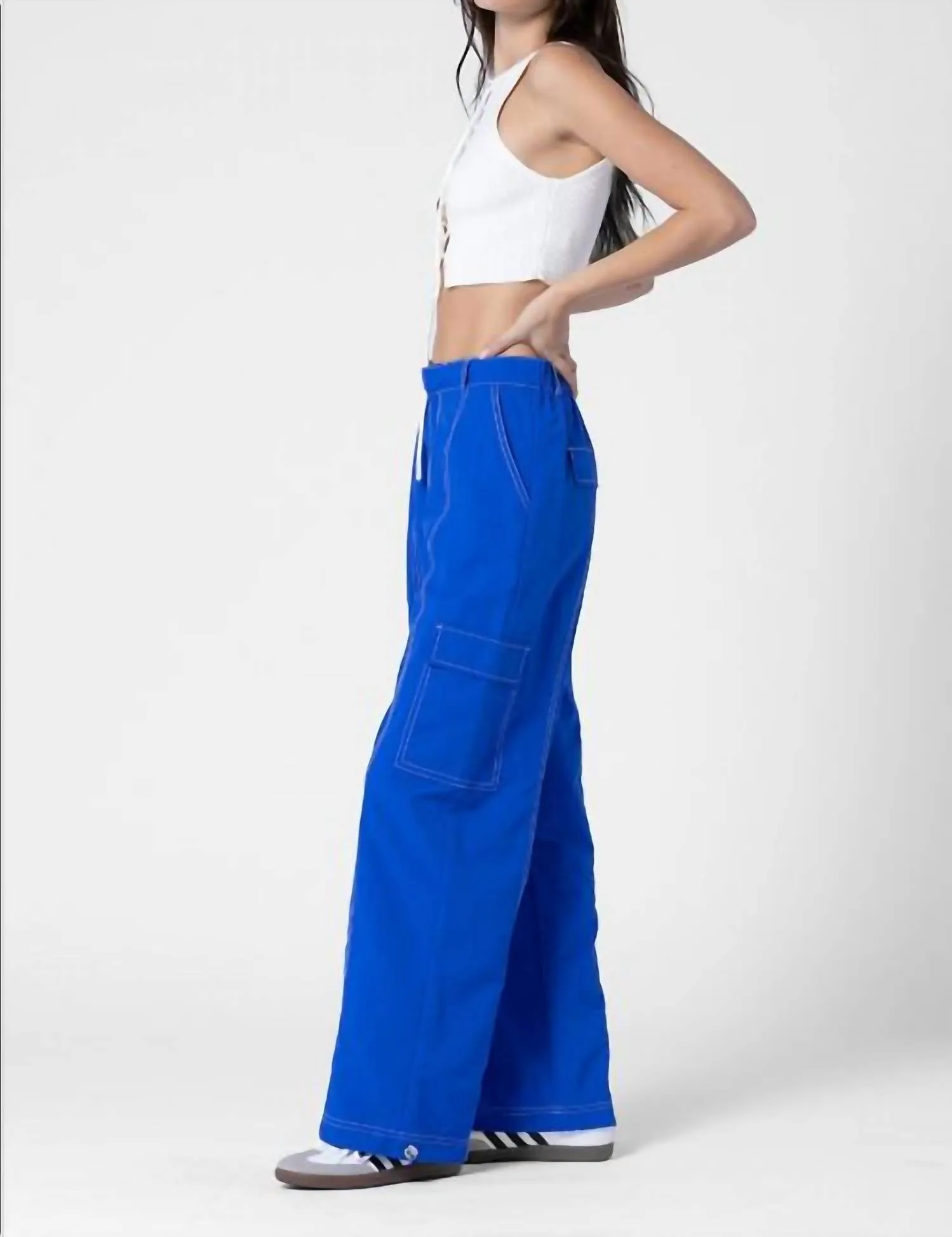 Baldwin Utility Cargo Pants In Royal