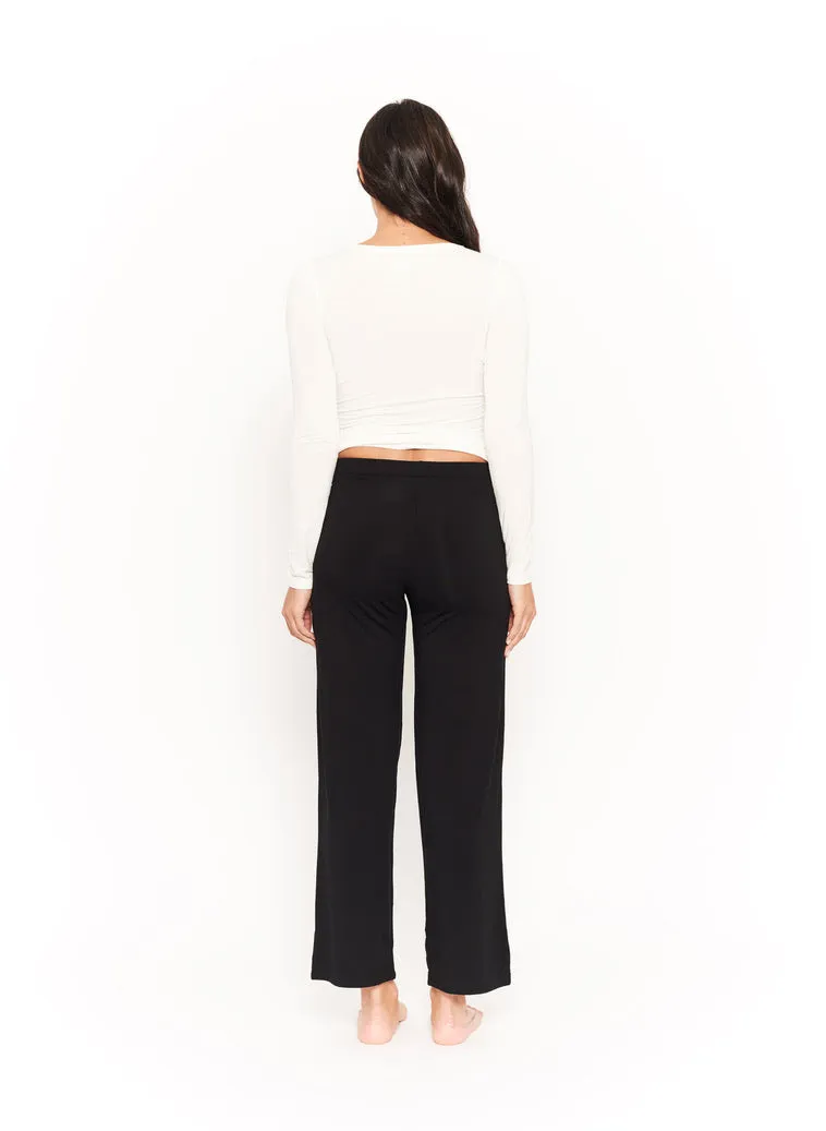 Bamboo Lounge Pant - Black