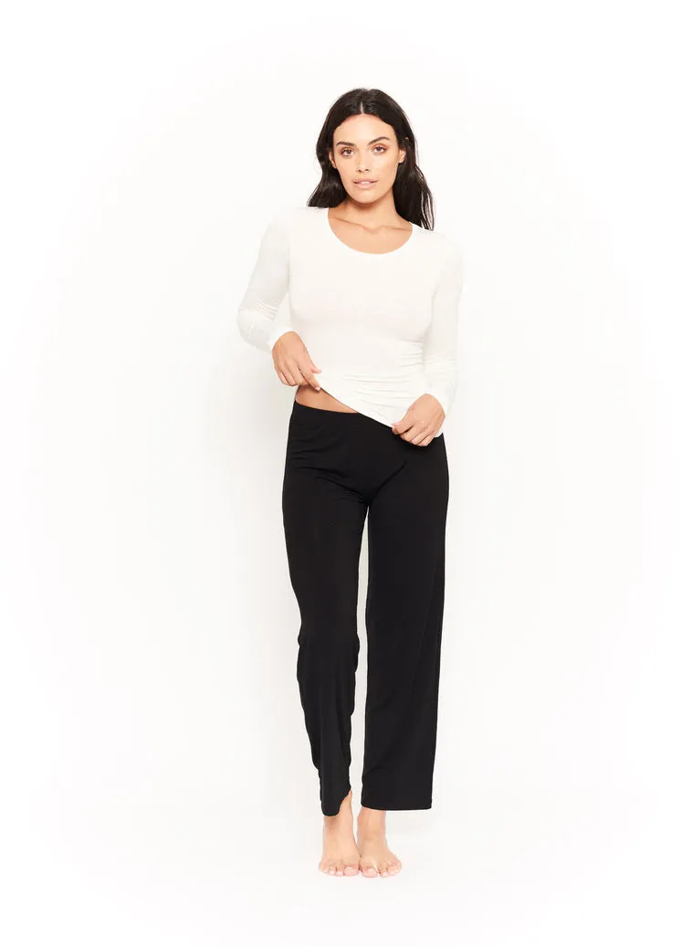 Bamboo Lounge Pant - Black