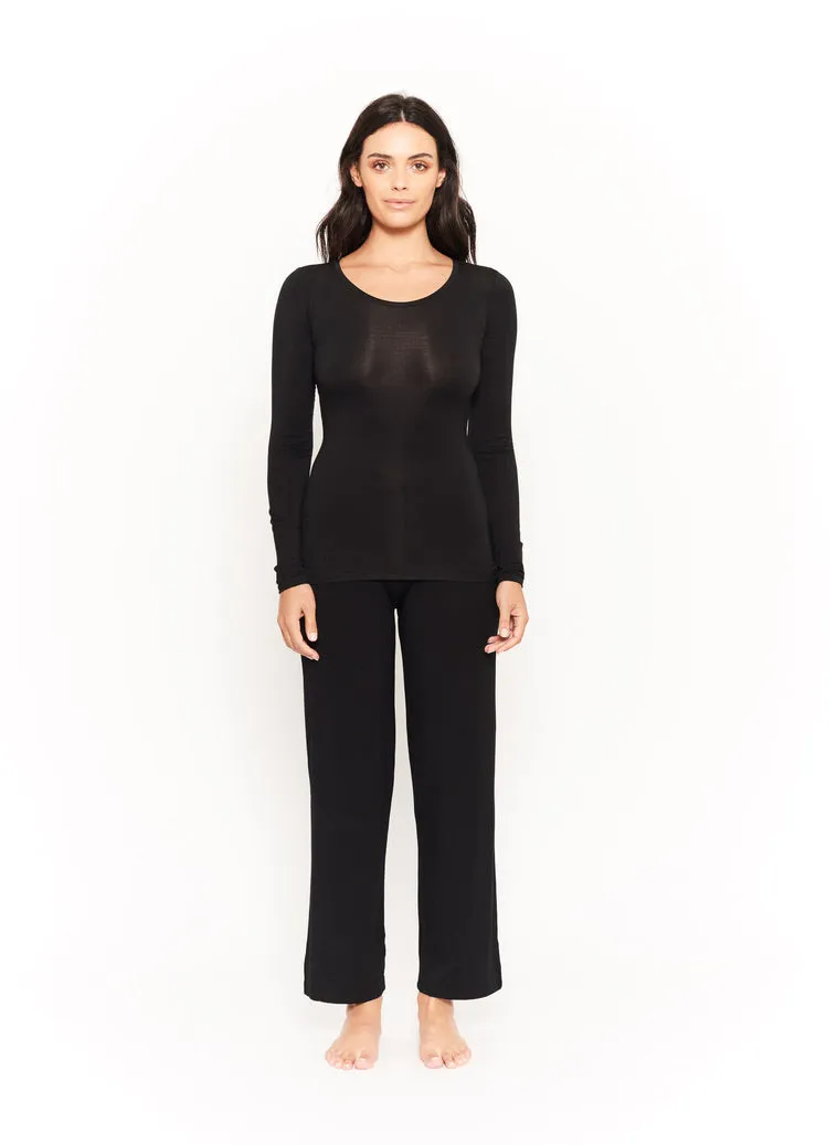 Bamboo Lounge Pant - Black