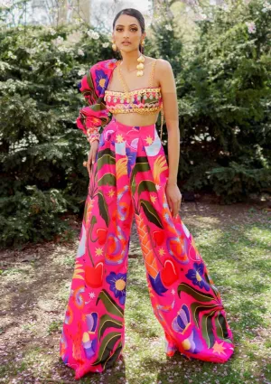 Bayberry hot pink pant set