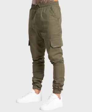 Bee Inspired Lyndon Cargo Pants Khaki