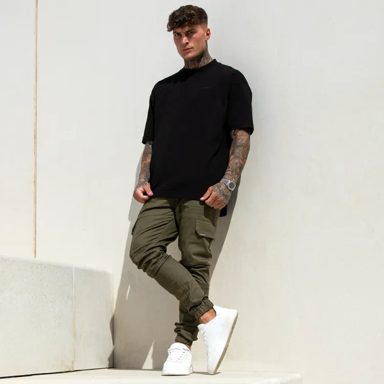 Bee Inspired Lyndon Cargo Pants Khaki