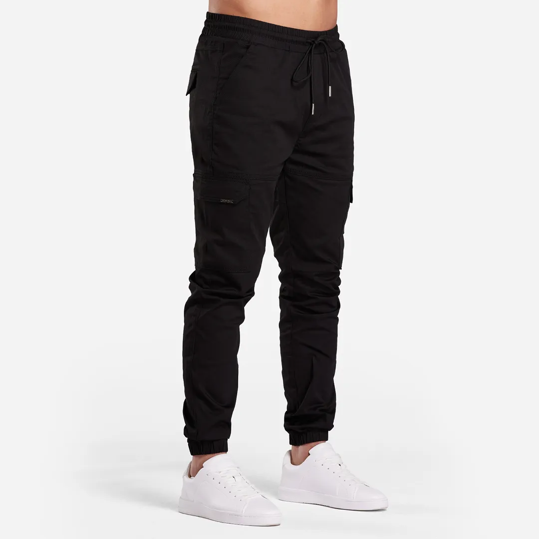 Bee Inspired Rivero Cargo Pants Black