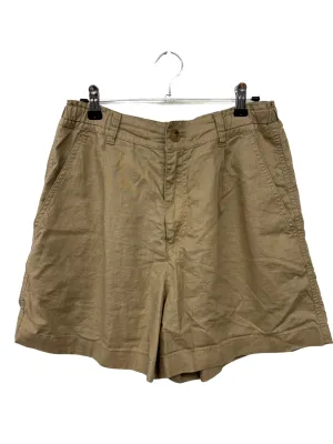 Beige High Waisted Shorts