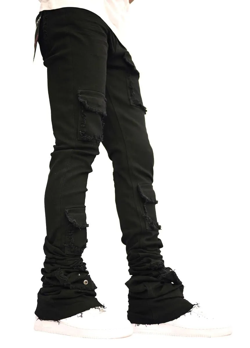 BLACK BRUTINI 2.0 SUPER-STACKED JEAN