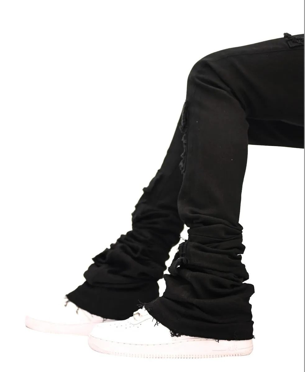 BLACK BRUTINI 2.0 SUPER-STACKED JEAN