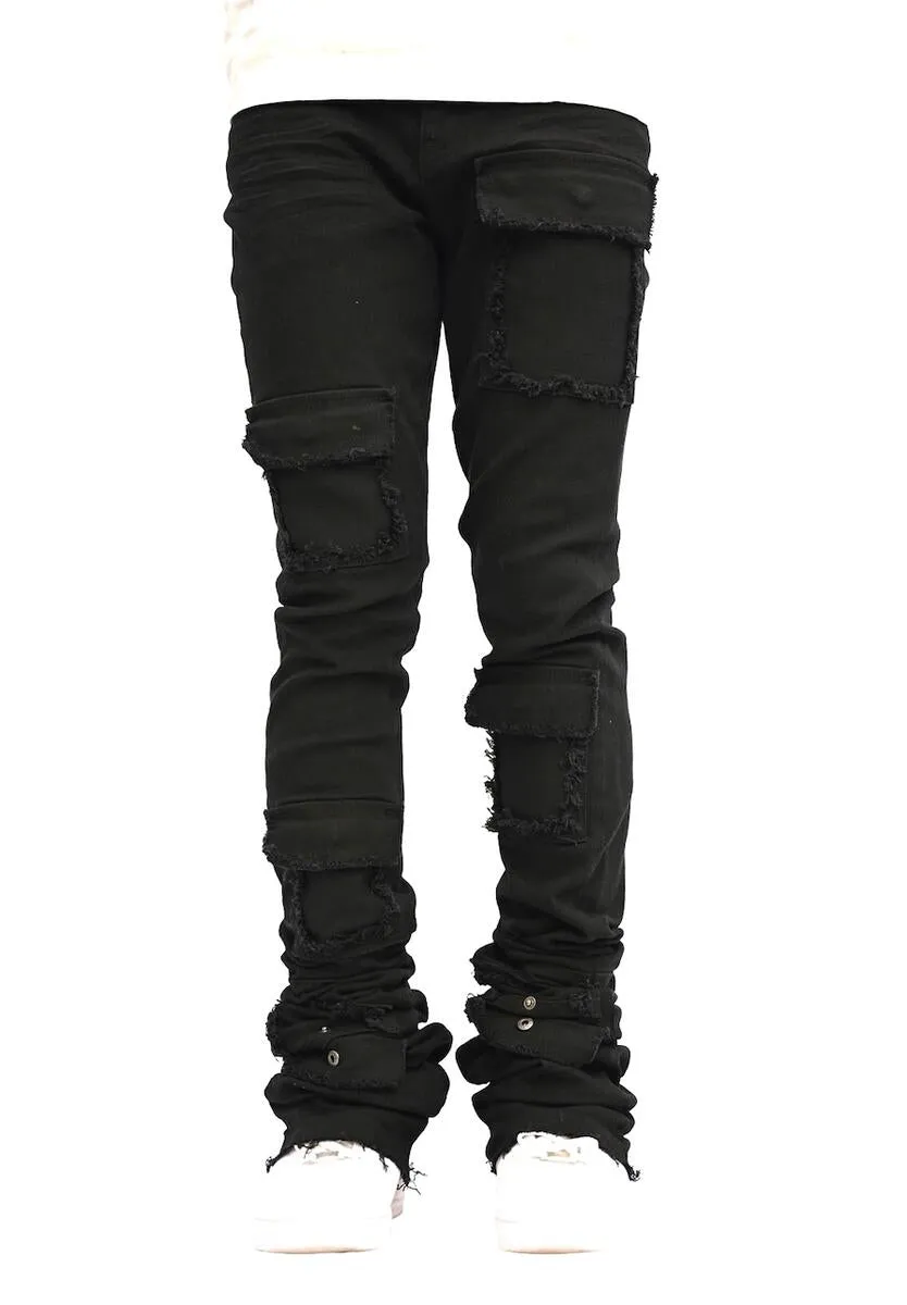 BLACK BRUTINI 2.0 SUPER-STACKED JEAN