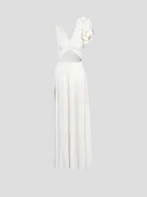 Blanca Off White Reversible Maxi Dress