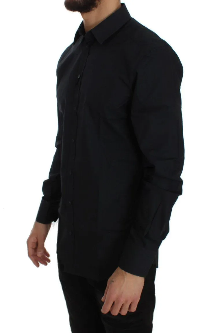 Blue Cotton GOLD Slim Fit Dress Shirt