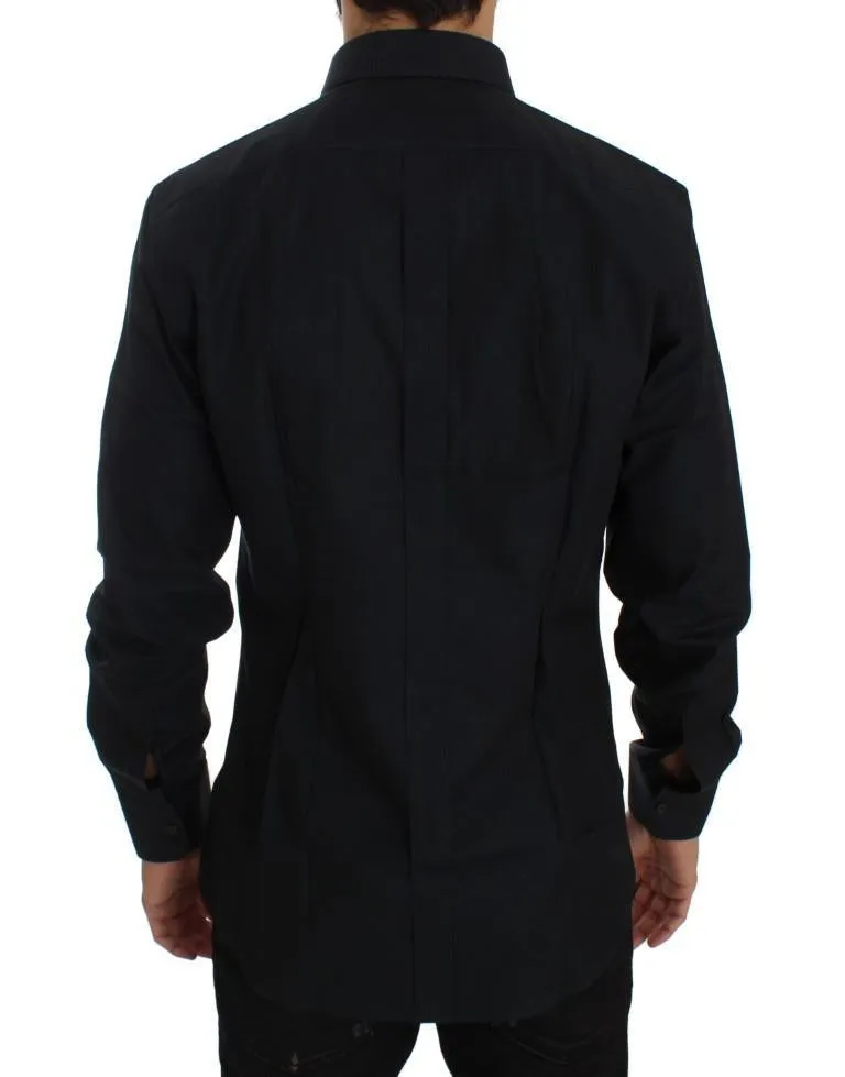 Blue Cotton GOLD Slim Fit Dress Shirt