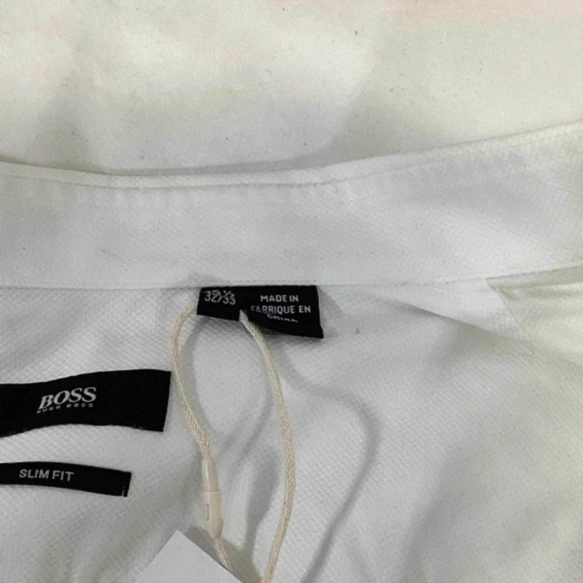 Boss Hugo Boss Slim Fit Shirt in White Cotton