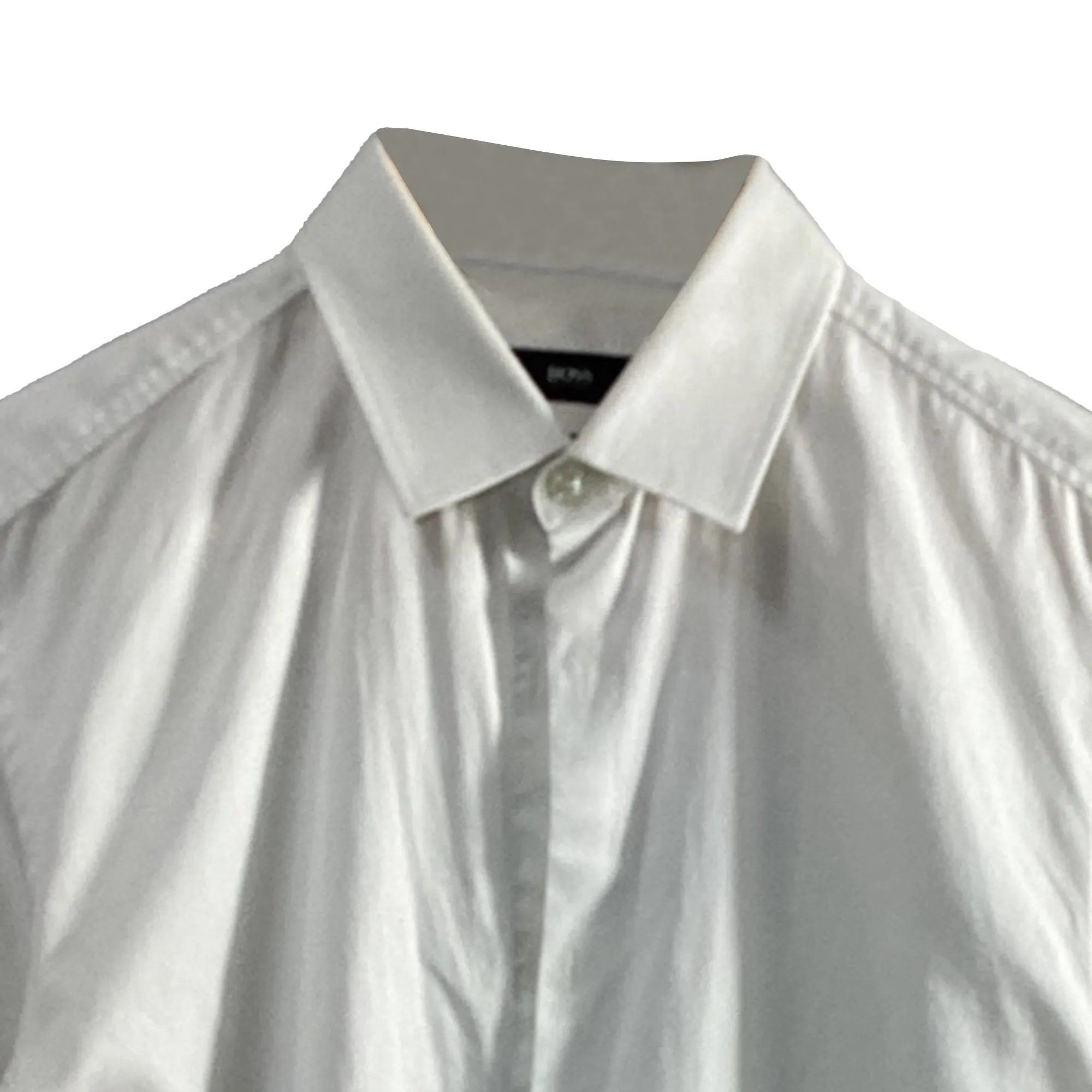 Boss Hugo Boss Slim Fit Shirt in White Cotton