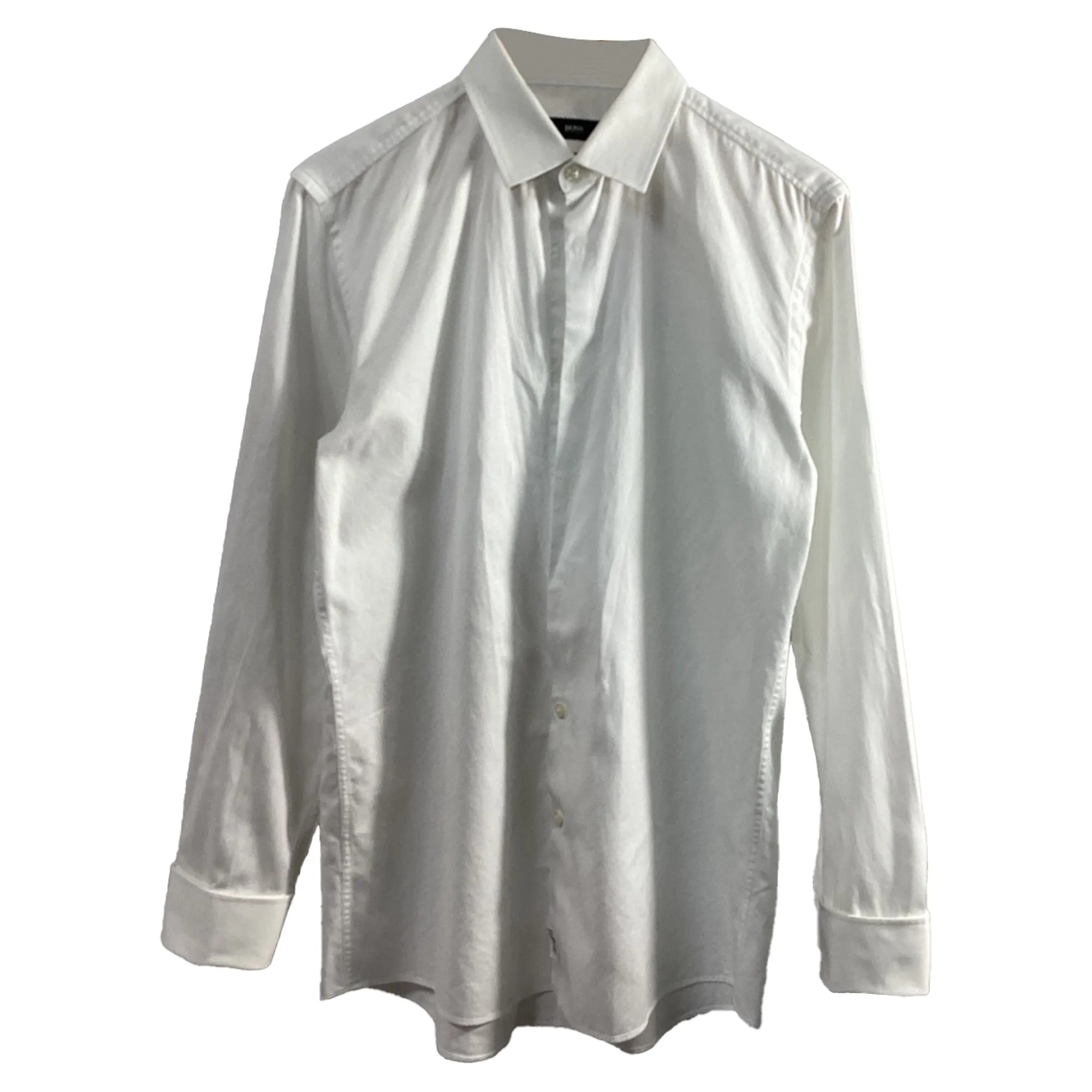 Boss Hugo Boss Slim Fit Shirt in White Cotton