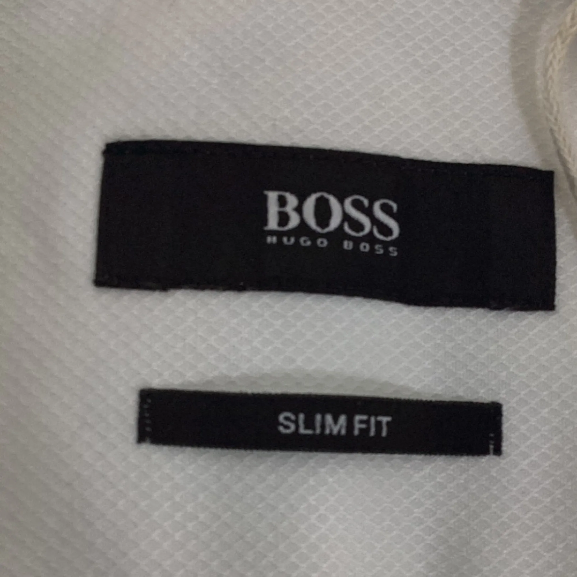 Boss Hugo Boss Slim Fit Shirt in White Cotton
