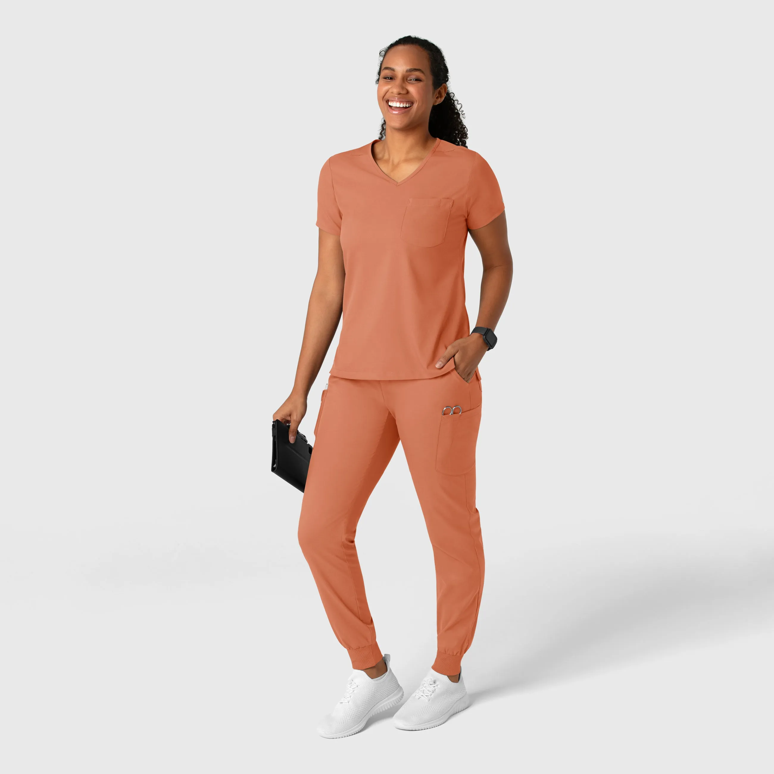 Boundless 5151 Jogger Scrub Pants Terracotta