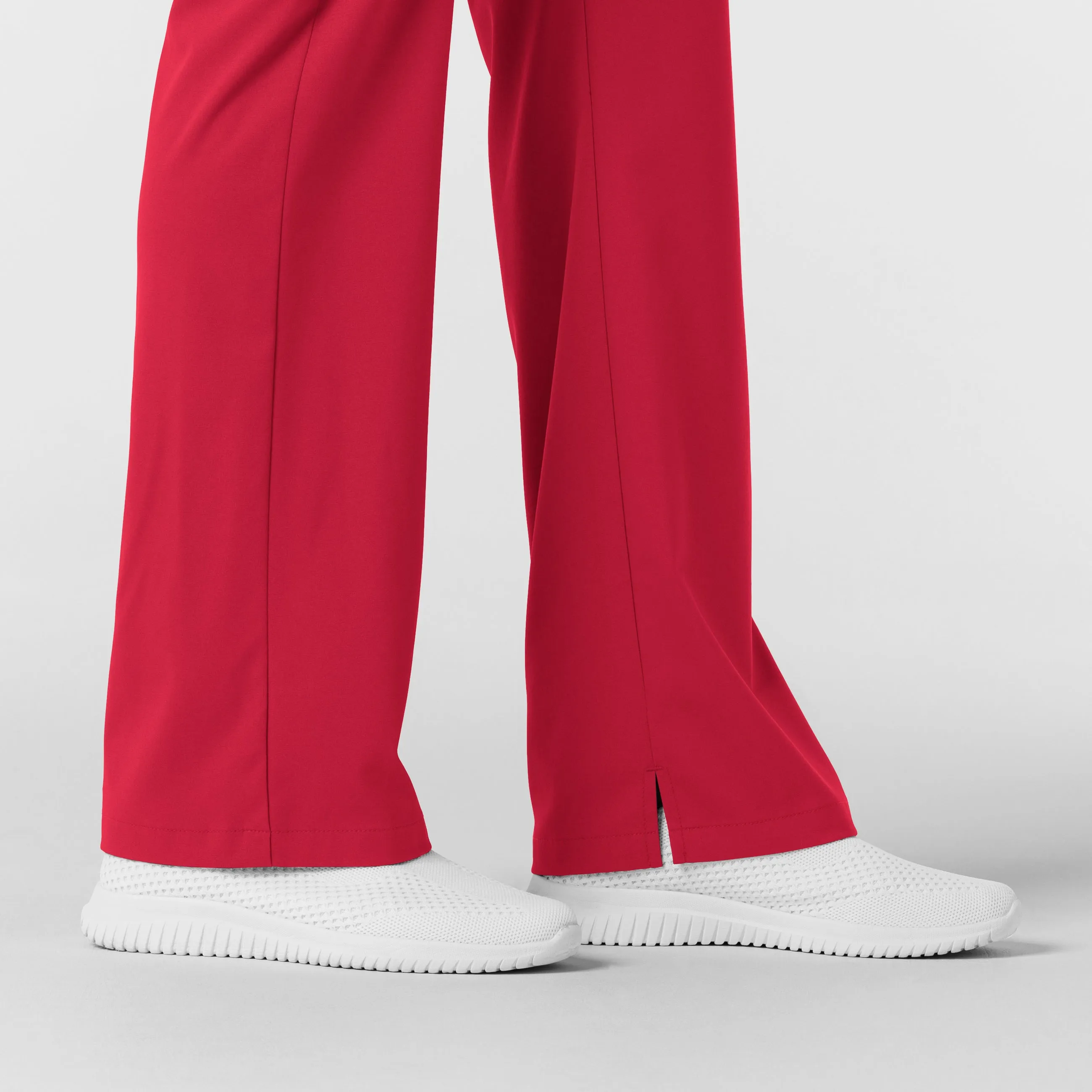 Boundless 5251 Bootcut Scrub Pants Red
