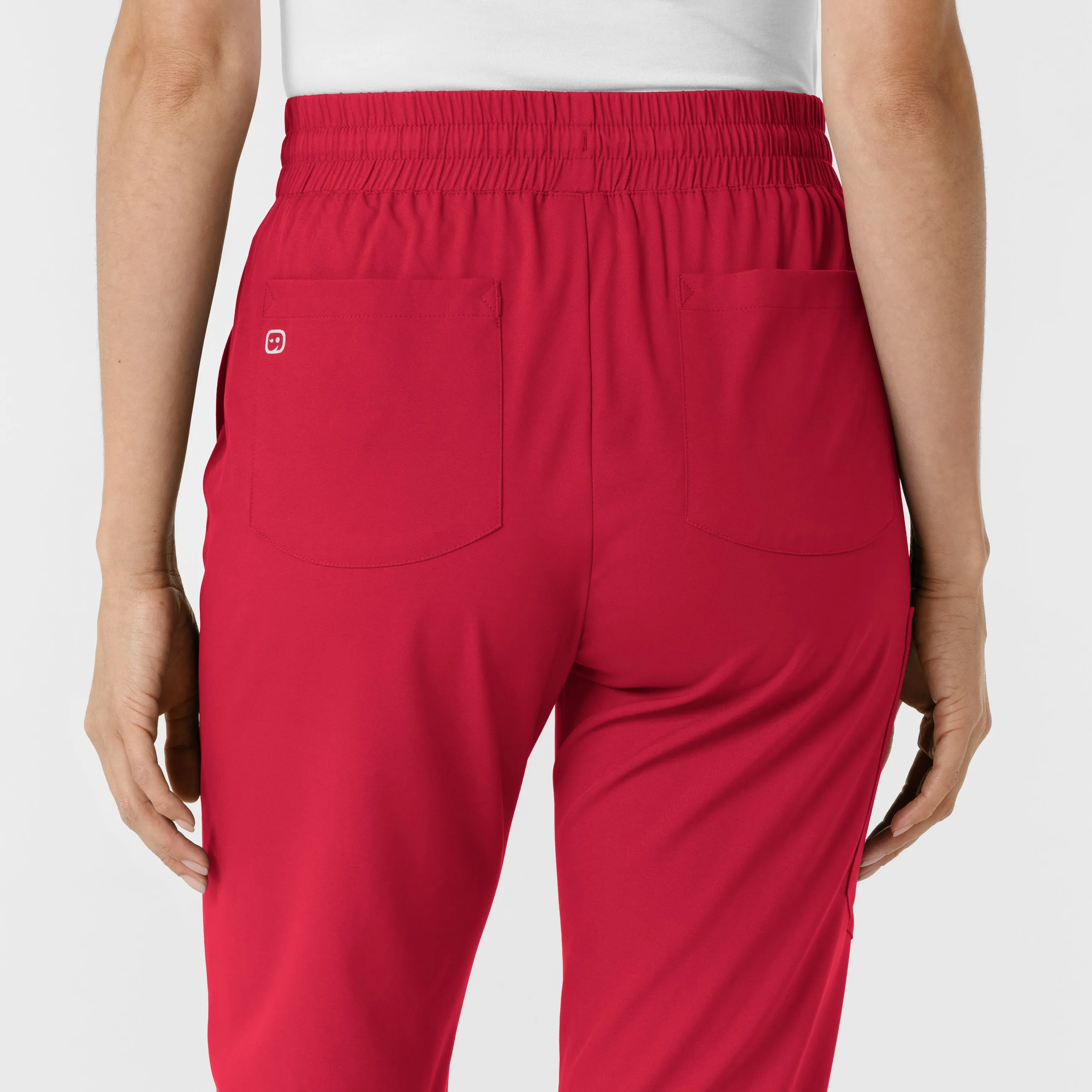 Boundless 5251 Bootcut Scrub Pants Red