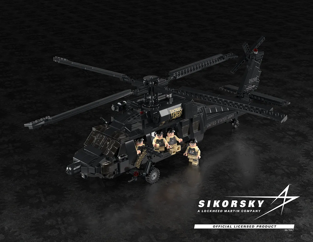 Brickmania MH-60L Black Hawk - Special Operations Utility Helicopter Model Set